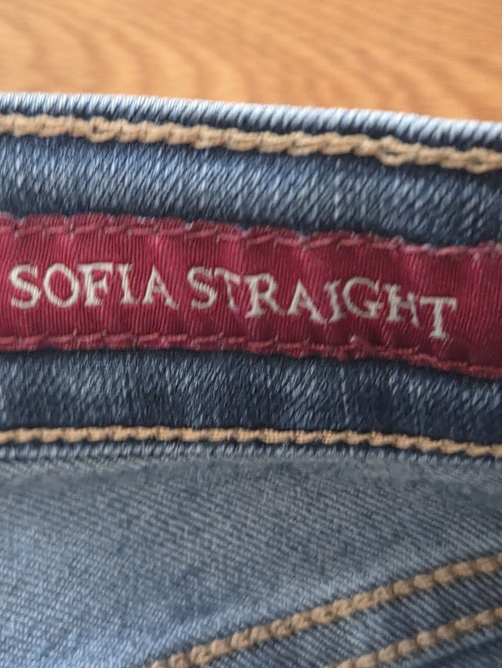 Y2K Lucky Brand Jeans Womens 12 / 31 Regular Sofia Straight Leg Baggy Stretch - Picture 5 of 12